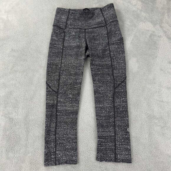 Lululemon Fast & Free Crop II Nulux 19 Wo Mens Size 4 - Picture 1 of 6